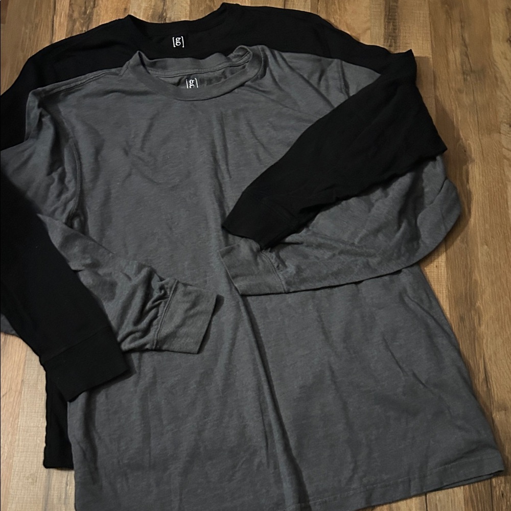 Mens George (42/44) Long Sleeve Cotton Crew Neck T-Shirts